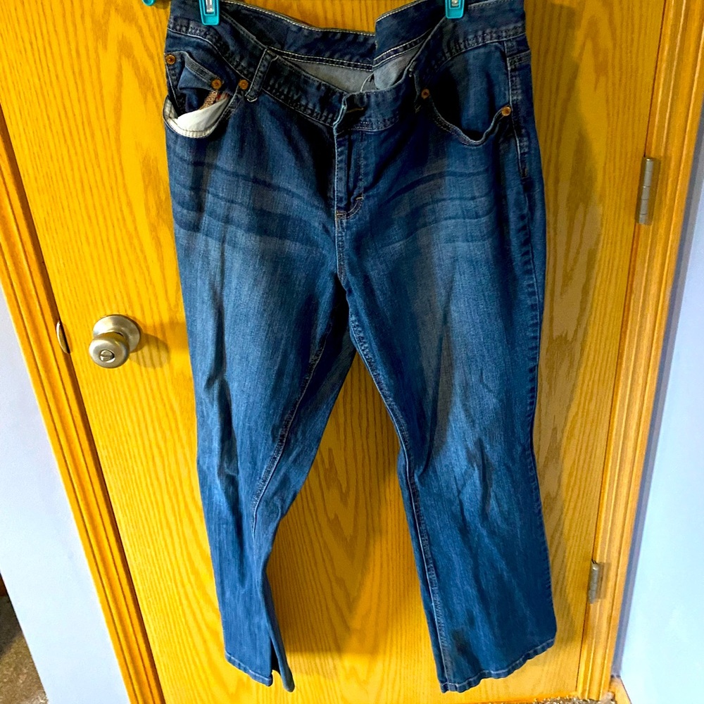 Blue jeans too big
